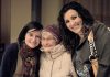 The late Erin Sullivan (left), pictured with her grandmother and her friend Megan Murphy at the 2013 ReFrame Film Festival, where Murphy screened her short documentary "Shelf Life" about Sullivan living with cystic fibrosis. 4th Line Theatre will donate $2 from every ticket sold for the August 24, 2025 performance of Murphy's play "Wild Irish Geese" to One City Peterborough and its campaign to pay off the mortgage of the Erin Sullivan House supporting individuals coming out of homelessness. (Photo: ReFrame Film Festival)