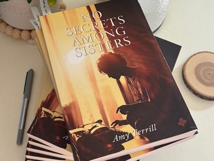 Former CHEX Television personality and current executive director of BGC Kawarthas Amy Terrill is now also a published author with the release of her debut historical fiction novel "No Secrets Among Sisters." Based on the writings and stories of her Great Aunt Frankie who worked in a Toronto munitions factory during World War I, the dual-timeline novel tells the story of a modern-day journalist contemplating pursuing her political ambitions while uncovering the secrets of her great aunt's involvement in the suffrage movement. (Photo courtesy of Amy Terrill) Former CHEX Television personality and current executive director of BGC Kawarthas Amy Terrill is now also a published author with the release of her debut historical fiction novel "No Secrets Among Sisters." Based on the writings and stories of her Great Aunt Frankie who worked in a Toronto munitions factory during World War I, the dual-timeline novel tells the story of a modern-day journalist contemplating pursuing her political ambitions while uncovering the secrets of her great aunt's involvement in the suffrage movement. (Photo courtesy of Amy Terrill)
