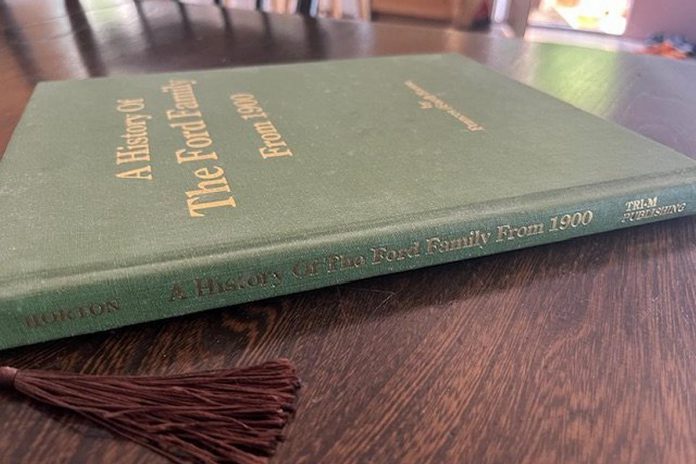 Amy Terrill was inspired to write her debut novel "No Secrets Among Sisters" after re-reading her Great Aunt Frankie's book "A History of The Ford Family from 1900," which Frankie wrote from memory beginning when she was 90 in 1986. (Photo courtesy of Amy Terrill)