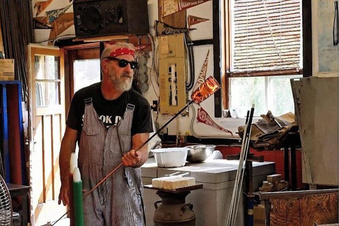 As he does every year, glass artist Brad Copping will be one of the artists on the 2025 Apsley Autumn Studio Tour holding live demonstrations to give visitors a behind-the-scenes look at the making of the glass art. Throughout the weekend from September 20 to 21, he will be working out of Studio F, located at 645 Jack Lake Road in Apsley, where David Smith, Susan Rankin, Jillian Messervey, and Rusty Girl will also have artwork on display and for sale. (Photo: Paul Thomas)