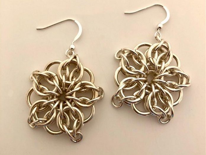 Celtic earrings by Silver Timbers, one of the 33 artists participating in the 32nd annual Apsley Autumn Studio Tour on September 20 and 21, 2025. The sterling silver jewellery artist believes art is an essential element of attire and her pieces are designed to be worn at all times and for all occasions. During the self-guided tour, she will be based at Studio C, at 296 Burleigh Street in Apsley where Britt Olauson, Arne Roosman, and Lisa Mace will also be displaying their work. (Photo: Silver Timbers / Instagram)