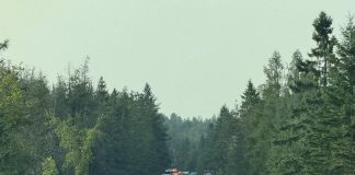 Crews responding to a forest fire east of Burnt River in Kawartha Lakes on August 9, 2025. The fire has grown from five hectares in size to 27 hectares. (Photo: Patrick Porzuczek / Facebook)