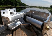 Based in Apsley in the Township of North Kawartha in Peterborough County, HitcHinge is a self-supporting, self-contained dock coupler designed and patented by Andy Assinck after he spent years struggling to install and remove docks on his own. Owned and operated by Andy and his wife Rita Marie Assinck, HitcHinge sells its made-in-Canada products to local dock builders and retailers as well as hardware stores and distributors across the Kawarthas. (Photo courtesy of HitcHinge)