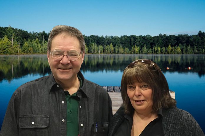 HitcHinge owners Andy Assinck and Rita Marie Assinck support the local economy by sourcing local materials in Peterborough County and by working with regional retailers and dock builders to distribute their innovative dock coupling system. Since patenting the product in 2016, they have continued to find and build new innovations for cottage life while also giving back to local community organizations. (Photo courtesy of HitcHinge)