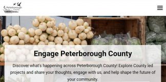 Peterborough County has launched "Engage Peterborough County," an online platform aimed at making it easier for Peterborough County residents to provide feedback, share ideas, and help shape decisions that impact the county. (kawarthaNOW screenshot)