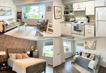 A two-bedroom unit at the Habitat for Humanity Peterborough & Kawartha Region (PKR) Leahy's Lane development in Peterborough, staged with furniture from the Habitat ReStore. Habitat PKR is currently accepting applications for one, two, and three-bedroom condominium units that were previously occupied by Habitat homeowners but have become available again through Habitat PKR's affordable housing buyback program. (Photos: Habitat PKR)