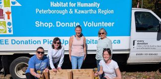 Habitat for Humanity Peterborough & Kawarthas Region (Habitat PKR) is hosting its second Women Build Retreat from October 3 to 5, 2025 at Camp Timberlane in the Haliburton Highlands. In addition to supporting Habitat PKR's affordable homeownership builds, the retreat will see participants spending the weekend relaxing, engaging in yoga and other outdoor activities and events, and constructing a bunkie that will be auctioned off by Places for People, an affordable rental housing charity in Haliburton County. (Photo courtesy of Habitat PKR)