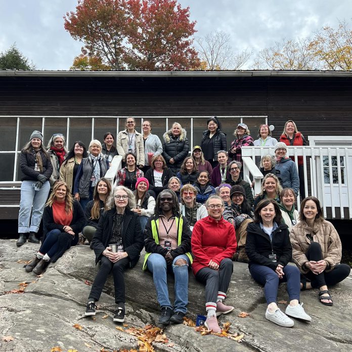 Participants of the inaugural Habitat for Humanity Peterborough & Kawarthas Region (Habitat PKR) Women Build Retreat in 2024. Returning to Camp Timberlane in the Haliburton Highlands from October 3 to 5, 2025, the retreat invites women of all ages for a weekend of relaxation, learning, and adventure in support of Habitat PKR's affordable homeownership projects. (Photo courtesy of Habitat PKR)