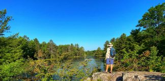 Visitors and locals alike will have the chance to explore the Haliburton Highlands in all its glory when the Hike Haliburton Festival returns from September 18 to 21, 2025. The 22nd annual festival is bigger than ever, featuring more than 40 guided hikes led by local volunteers, self-guided hikes, paid excursions by adventure outfitters, and cultural events and activities taking place across Haliburton County. (Photo courtesy of Haliburton County)