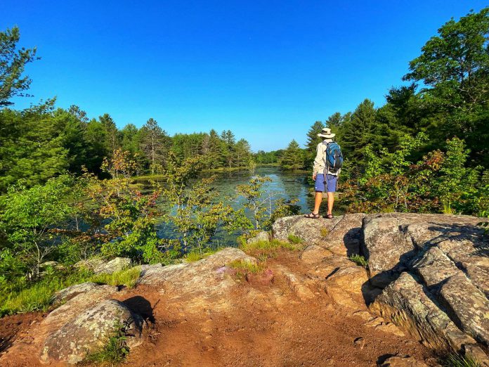 Visitors and locals alike will have the chance to explore the Haliburton Highlands in all its glory when the Hike Haliburton Festival returns from September 18 to 21, 2025. The 22nd annual festival is bigger than ever, featuring more than 40 guided hikes led by local volunteers, self-guided hikes, paid excursions by adventure outfitters, and cultural events and activities taking place across Haliburton County. (Photo courtesy of Haliburton County)