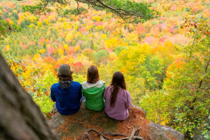 The fall colours should be at their peak during Hike Haliburton in the Haliburton Highlands from September 18 to 21, 2025. Along with the stunning scenery, fall is the perfect season for hiking, with cooler temperatures and no bugs. (Photo courtesy of Haliburton County)