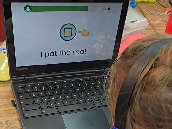 English Islands, an AI-powered reading platform that boosts literacy by giving real-time feedback as students read aloud and tracking performance gains, is one of the 21 tech companies participating in the fall 2025 cohort of the Innovation Cluster's LevelUP business accelerator program for Ontario-based growth-stage companies in the hard and soft technology sectors whose products have reached the minimum viable product (MVP) stage and beyond. (kawarthaNOW screenshot of English Islands video)