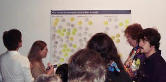 An open house for the City of Peterborough's 2012 Municipal Cultural Plan (MCP) held in the fall of 2010. (Photo: 2012 MCP)