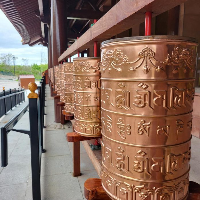 When construction is complete, the Wutai Shan Buddhist Garden in Cavan Monaghan will be the largest single Buddhist complex outside of China. On 535 acres, the sacred grounds offer a myriad of massive sculptures, multiple shrines, a man-made lake, a tea shop, an art gallery, and walking trails. (Photo: The Kawarthas Tourism)
