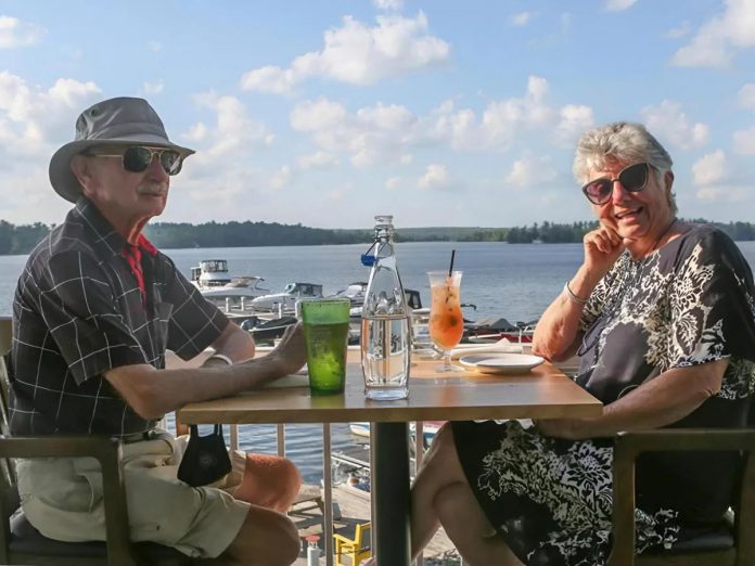 Accessible by car or by boat, Hobart's Lighthouse in Douro-Dummer serves up homemade comfort meals and specialty cocktails you can enjoy from a patio that overlooks Stoney Lake. (Photo: Hobart's Lighthouse)