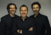 Bringing Irish Week to a close at Peterborough Musicfest, The Celtic Tenors (George Hutton, Daryl Simpson, and Matthew Gilsenan) will perform a free-admission concert in Del Crary Park on August 9, 2025. (Publicity photo)