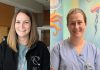 RN Rachel Whiteside and RPN Carly Ryan are two nurses at Peterborough Regional Health Centre (PRHC) who have been recognized through the donor-funded PRHC Foundation Nursing Innovation Awards, held at PRHC's inaugural Nursing Symposium during National Nursing Week in May 2025. Whiteside collaborated with local paramedics to add warming mattresses to every ambulance for babies 28 days old or younger, and Ryan conducted an evidence-based review that introduced a faster-acting cream for procedural pain control in pediatric patients. (Photos courtesy of PRHC Foundation)