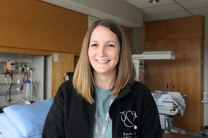 According to Rachel Whiteside, RN, an award recipient of a Nursing Innovation Award during the inaugural Nursing Symposium held by the Peterborough Regional Health Centre (PRHC) on May 14, 2025, being recognized by the hospital not only inspires more innovation from nurses but can encourage top healthcare professionals to bring their skills and knowledge to the region. (Photo courtesy of PRHC Foundation)