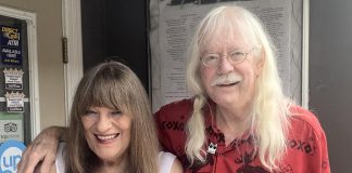 Gailie and Rick Young have been performing at Peterborough's longest-running jam session, "Crash and Burn" at the Black Horse Pub in downtown Peterborough, every Monday night the past 20 years. A special celebratory Crash and Burn takes place on August 25, 2025 featuring performances by Charlie Horse, Don McBride & The Unlikely Heroes, Dennis O'Toole and Old Soul, and Mike MacCurdy & Friends with Maggie Sabyan. (Photo: Paul Rellinger / kawarthaNOW)