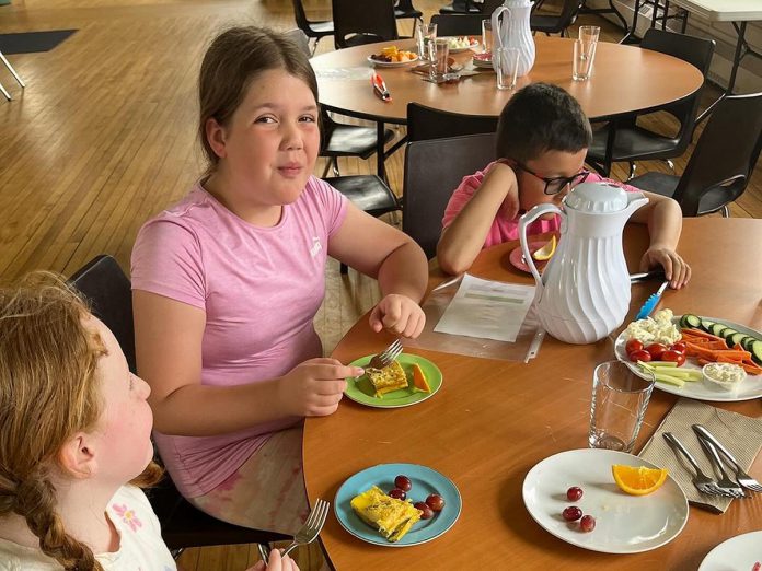 Upbeat! is a free music program offered by the Kawartha Youth Orchestra that provides high-quality string music education to young students every Tuesday and Thursday after school. The program also offers a nutritious meal to students just before practice, with the menu created by food and nutrition lead Lisa Dixon. (Photo: Lisa Dixon) Upbeat! is a free music program offered by the Kawartha Youth Orchestra that provides high-quality string music education to young students every Tuesday and Thursday after school. The program also offers a nutritious meal to students just before practice, with the menu created by food and nutrition lead Lisa Dixon. (Photo: Lisa Dixon)