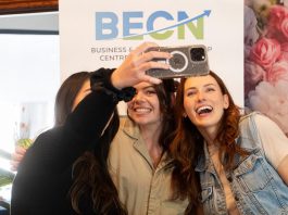 Three of the 150 women who participated in the 2024 She Owns It Women's Entrepreneurship Conference. Presented once again by the Business & Entrepreneurship Centre Northumberland (BECN), the third annual event takes place on November 6, 2025 at the Best Western Plus Cobourg Inn & Convention Centre. (Photo: BECN)