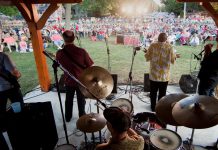 Every Thursday evening in July and August, the Bobcaygeon Music Council presents free outdoor concerts at Lock 32 in Bobcaygeon, as well as a concert series beginning in the fall and running into the spring. (Photo courtesy of Bobcaygeon Music Council)