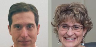 Dr. Michel Boivin is the new chief of staff at Ross Memorial Hospital in Lindsay, effective September 15, 2025. In June, Veronica Nelson was appointed the hospital's president and CEO and began in the role on September 8, 2025. (kawarthaNOW collage of supplied photos)