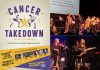 Bigger and better this year, the fourth annual Cancer Takedown spirit-raising fundraiser is returning with a second show of song, stories, and solidarity to shine a light on the mental burden of cancer. The fundraiser for cancer care at Peterborough Regional Health Centre will be held at Lindsay's Flato Academy Theatre on November 4, 2025 and returning to Market Hall Performing Arts Centre in Peterborough on November 5, 2025. (Graphic and photos courtesy of Amy Kemp)