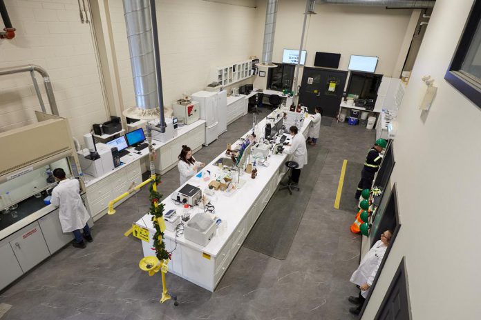 Kawartha Ethanol is a fuel-grade ethanol and premium alcohol producer under its parent company Drain Bros, which own a number of companies and employs more than 400 people. There are currently 46 people employed at Kawartha Ethanol alone, who all reside within an hour of the plant located just east of Havelock. (Photo courtesy of Kawartha Ethanol)