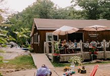 Owned by Haley and Bryan Bates since 2023, Stoney Point Marina in the Township of Havelock-Belmont-Methuen on Kasshabog Lake stocks products from local businesses in store, sources from local food purveyors, and invites local musicians to perform in the restaurant and bar. The marina has received lots of support from the local community after losing their shop and boat storage supplies in an unexpected electrical fire in August. (Photo courtesy of Stoney Point Marina)