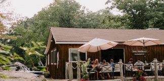 Owned by Haley and Bryan Bates since 2023, Stoney Point Marina in the Township of Havelock-Belmont-Methuen on Kasshabog Lake stocks products from local businesses in store, sources from local food purveyors, and invites local musicians to perform in the restaurant and bar. The marina has received lots of support from the local community after losing their shop and boat storage supplies in an unexpected electrical fire in August. (Photo courtesy of Stoney Point Marina)