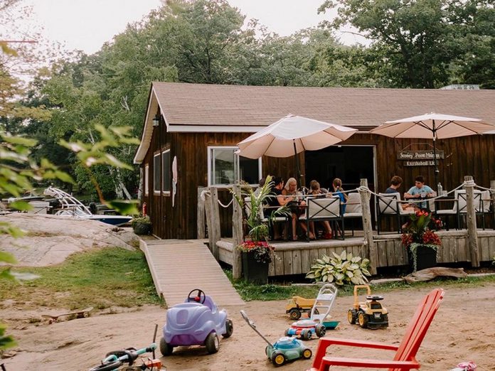 Owned by Haley and Bryan Bates since 2023, Stoney Point Marina in the Township of Havelock-Belmont-Methuen on Kasshabog Lake stocks products from local businesses in store, sources from local food purveyors, and invites local musicians to perform in the restaurant and bar. The marina has received lots of support from the local community after losing their shop and boat storage supplies in an unexpected electrical fire in August. (Photo courtesy of Stoney Point Marina) Owned by Haley and Bryan Bates since 2023, Stoney Point Marina in the Township of Havelock-Belmont-Methuen on Kasshabog Lake stocks products from local businesses in store, sources from local food purveyors, and invites local musicians to perform in the restaurant and bar. The marina has received lots of support from the local community after losing their shop and boat storage supplies in an unexpected electrical fire in August. (Photo courtesy of Stoney Point Marina)