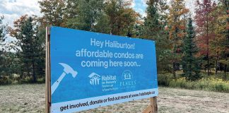 Habitat for Humanity Peterborough & Kawartha Region (Habitat PKR) is teaming up with Haliburton's Places for People to develop a 35-unit condominium development on Penisula Road in Haliburton that would include 20 affordable home ownership units and 15 affordable rental units. (Photo: Habitat PKR)