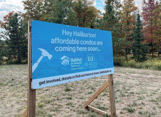 Habitat for Humanity Peterborough & Kawartha Region (Habitat PKR) is teaming up with Haliburton's Places for People to develop a 35-unit condominium development on Penisula Road in Haliburton that would include 20 affordable home ownership units and 15 affordable rental units. (Photo: Habitat PKR)