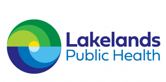 Lakelands Public Health is the new official name of the unified health unit formed by the merger of Peterborough Public Health and the Haliburton, Kawartha, Pine Ridge District Health Unit on January 1, 2025. (Graphic: Lakelands Public Health)