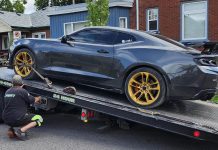 A 26-year-old Peterborough man had his car impounded for 14 days and his driver's licence suspended for 30 days following a police investigation into a cellphone video that showed the vehicle travelling 150 km/h in a 60km/h zone on The Parkway. (Photo: Peterborough Police Service)