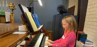 A student enrolled in the Peterborough Suzuki School of Music, a non-profit membership organization fostering piano music education for children through performance and community enrichment opportunities. The school promotes the Suzuki Method, a music education philosophy that believes any child can learn to play an instrument in the same way any child can learn a new language. (Photo courtesy of Lenore Parajka)