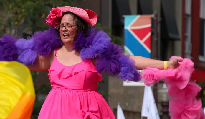 The annual Peterborough-Nogojiwanong Pride Parade on September 27, 2025. (Photo courtesy of Sean Bruce)