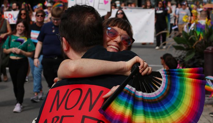 The annual Peterborough-Nogojiwanong Pride Parade on September 27, 2025. (Photo courtesy of Sean Bruce)