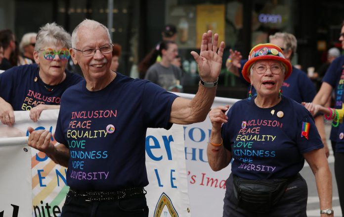 The annual Peterborough-Nogojiwanong Pride Parade on September 27, 2025. (Photo courtesy of Sean Bruce)