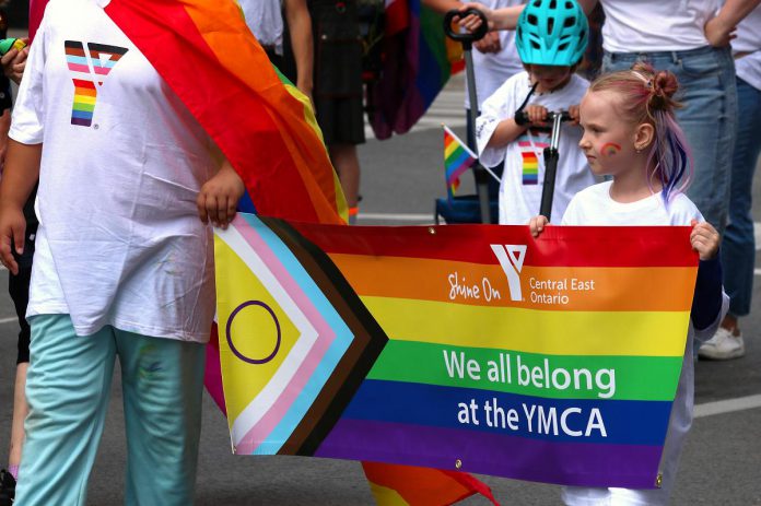 The annual Peterborough-Nogojiwanong Pride Parade on September 27, 2025. (Photo courtesy of Sean Bruce)