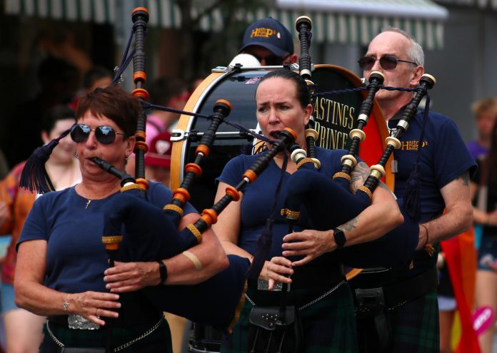 The annual Peterborough-Nogojiwanong Pride Parade on September 27, 2025. (Photo courtesy of Sean Bruce)