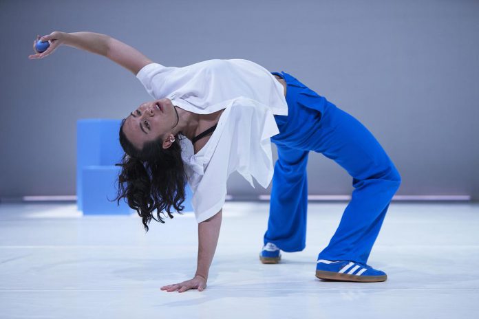 Amrita Hepi performing in "Rinse". (Photo: Zan Wimberley)