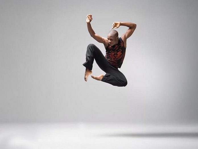 During YEBO at Market Hall Performing Arts Centre on September 25, 2025, Mozambican-Canadian dance artist and choreographer Pulga Muchochoma will perform a solo work called NGOMA ("Drum") followed by an ensemble piece called INKOSI ("King") about the late Nelson Mandela featuring three dancers, an actor, and a musician. (Photo: Allison Caroline Smith)