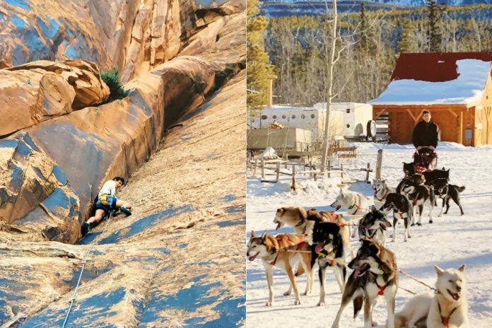 Throughout his memoir "Where the Trails Lead," Rudy Massimo tells stories and the life lessons he learned while on many outdoor adventures, including a year spent climbing mountains around the world with his wife and dog sledding in the Yukon. Alongside his stories of adventures, he shares what he learned throughout decades in various leadership positions for businesses, non-profits, and schools. (Photo courtesy of Rudy Massimo)