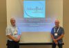 Abbeyfield House Society of Lakefield president Ron Black and Abbeyfield Canada executive director JP Melville at the Ontario East Municipal Conference in Ottawa in September 2023, when they gave a standing-room-only presentation about Abbeyfield Canada and the Abbeyfield Lakefield project. (Photo: Abbeyfield Canada)