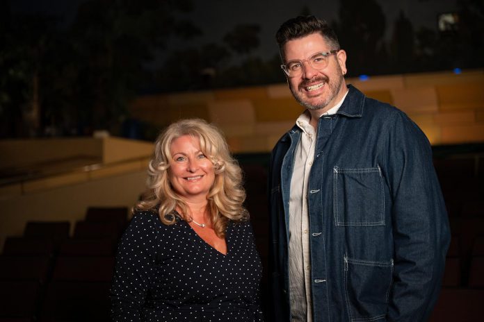 The Capitol Theatre's managing director Erin Peirce and artistic director Rob Kempson at the historic Port Hope venue. (Photo: Sam Moffatt)