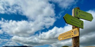 Get prepared to walk the Camino de Santiago with help from the new Peterborough chapter of the Canadian Company of Pilgrims Founded by three local residents and veteran Camino pilgrims, the new Peterborough Chapter of the Canadian Company of Pilgrims is making it easy for adventure-seekers to learn more about the Camino de Santiago, an extensive network of trails leading to the Cathedral of Santiago de Compostela in Spain. The non-denominational volunteer-run group provides mentorship and resources to help local travellers plan the lodging, packing or other guidelines for their adventures, whether they are going for religious, spiritual, sport, or other purposes. (Photo: Canadian Company of Pilgrims - Peterborough Chapter / Facebook)