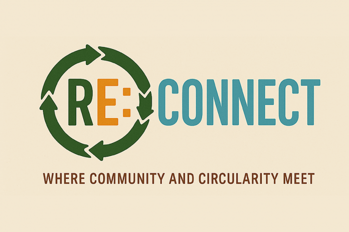 RE:Connect organizer Steve Paul, founder of Clean Up Peterborough, is using the tagline "where community and circularity meet" to describe Peterborough's inaugural circular economy event, which takes place at the Morrow Building in Peterborough on October 29, 2025 during Circular Economy Month. (Graphic: Clean Up Peterborough)