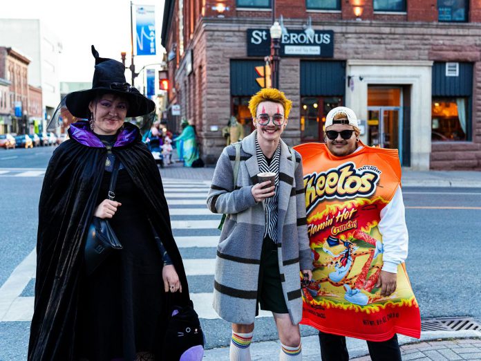 "Halloween in the Booro" in downtown Peterborough on October 25, 2025 is for kids of all ages. This year's event will feature a fun Halloween-themed photobooth and costume contests for kids, adults, and pets. (Photo courtesy of Peterborough DBIA)
